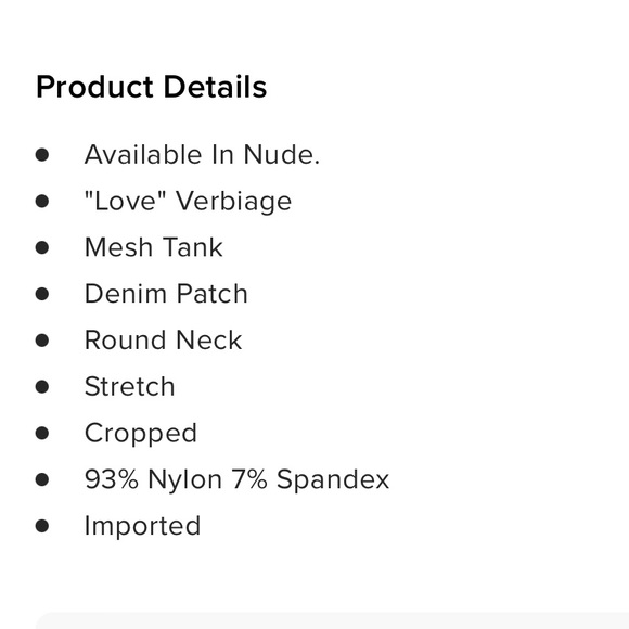 Fashion Nova- A LOVE Letter Mesh Tank- NUDE - Picture 5 of 6